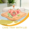 thumbnail image 3 of STRANDCHIC Covered Cake Stand with Clear Acrylic Lid for Kitchen Display, Assorted Colors, and Stylish 1 Set, 3 of 6
