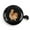Fluffy Silkie Chicken, variant on WIRESTER Bicycle Bell Black Aluminum Alloy Mini Bike Bell With Ring Horn Accessories for Adults Men Women Kids Girls and Boys - Animal Black Bombay Kitten Cat