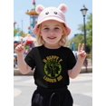thumbnail image 1 of Happy Labor Day' Girls' Cotton T-Shirt - Cute Short-Sleeve Round Neck Tee with Fist Graphic, Casual & Versatile Summer Top for Little Girls, Festive Youngsters' Wear | Cotton, Shirts for Girls, 1 of 6