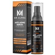 MR ALPHA Men's Facial Moisturizer Anti Aging Serum with Collagen and Retinol