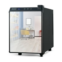BLACK DECKER BD60316 Thermoelectric 6-Bottle Wine Cellar, Mirrored Glass Door with Black Trim