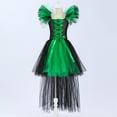 thumbnail image 2 of WUXIAN Toddler Kids Baby Girls Witch Rainbow Black Gown Fancy Dress Up Party Tutu Dress Tulle Dresses Sundress Children Soft Dailywear, 2 of 5