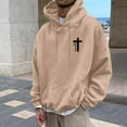 thumbnail image 7 of Kakii Graphic Hoodies Christian Faith Sweatshirts For Men Bible Verse Religious Hoodie Pullover Tops, 7 of 7