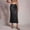 Black, variant on Women's Satin Maxi Skirts High Waisted Flowy Long Silk A Line Elegant Business Casual Formal Slip Skirt,L,Black