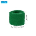 thumbnail image 2 of Uxcell 8x5cm Sport Wrist Bands Terry Absorbent Athletic Sweatband, Green 4 Pack, 2 of 8