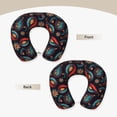 thumbnail image 3 of KLL Paisley1 Pattern Memory Foam Cervical Neck Pillow Versatile U-Shaped Pillows for Home/Office/Camping/Travelling/Soft Washable Cover, 3 of 8