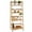Natural, variant on Costway Multifunctional 4 Shelf Bamboo Bookcase Ladder Plant Flower Stand Rack Storage