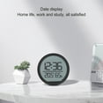 thumbnail image 4 of Reloj Despertador Digital ANGGREK Termómetro Higrómetro Interior Montado En La Pared LCD, 4 of 7