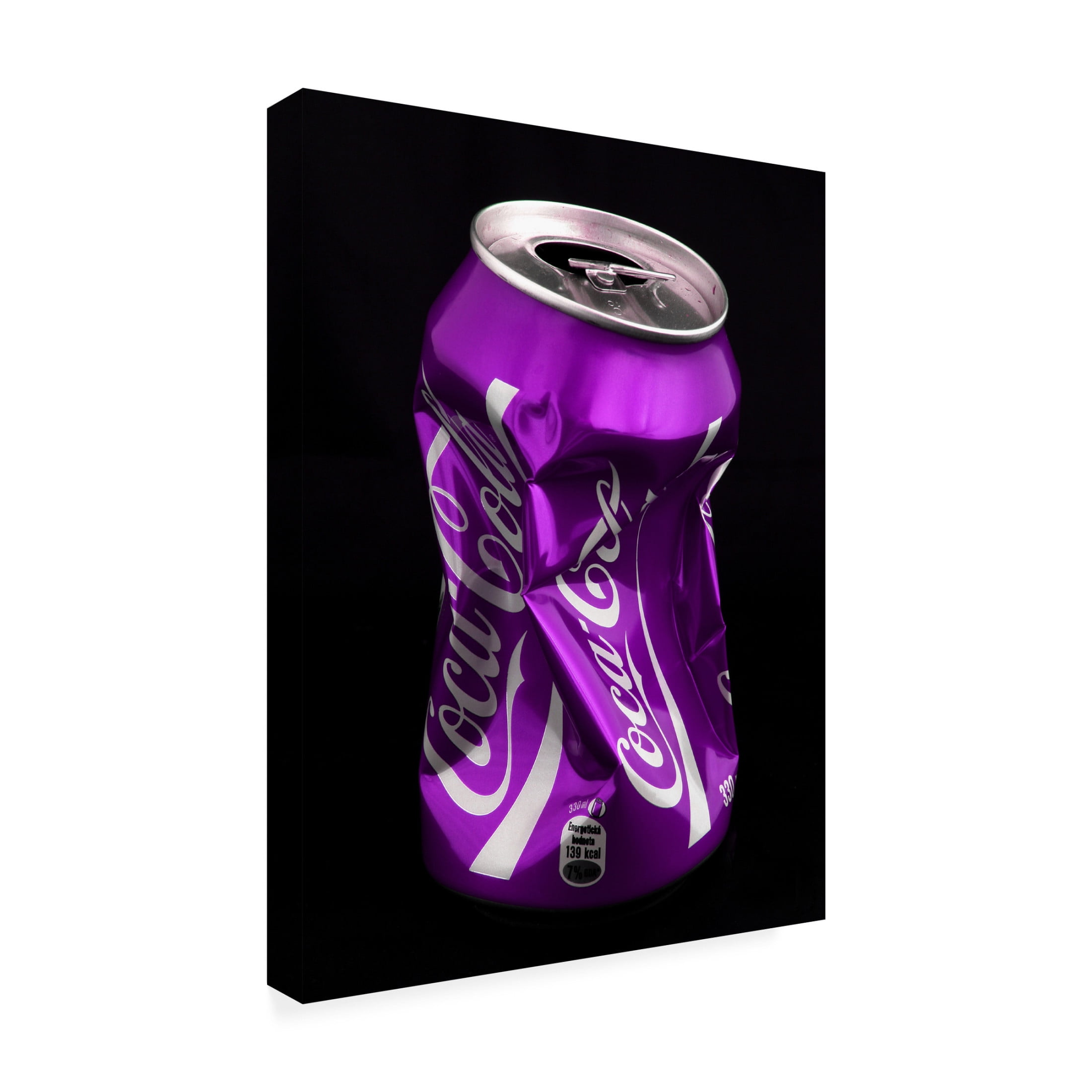 Canvas Wall Art - Peter Hardstone 'Revenge To Andy Warhol - Ultraviolet ' Wall Art for Living Room, Bedroom, or Office D?cor by Trademark Fine Art - 35 x 47 Inches