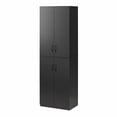thumbnail image 6 of Mainstays 72" 4-Door Storage Cabinet, Black, 6 of 14