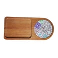 thumbnail image 4 of Elodie Coffee Platter Dessert Non-slip Fruit Bread Dinner Plate Storage Snack Food Dish geometric pattern, 4 of 8