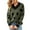Green, variant on Aoochasliy Womens Sweaters Pullover Clothes V-neck Knitted Sweater Polka Dot Pullover Trendy Knitted Sweater Tops Blouse
