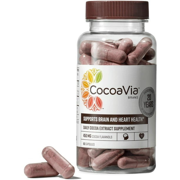 Mars Botanical Cocoavia Daily Cocoa Extract 60 Caps