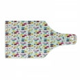 thumbnail image 1 of Floral Cutting Board, Colorful Floral Arrangement with Smiling Faces Dots and Circles Abstract Composition, Decorative Tempered Glass Cutting and Serving Board, in 3 Sizes, by Ambesonne, 1 of 2