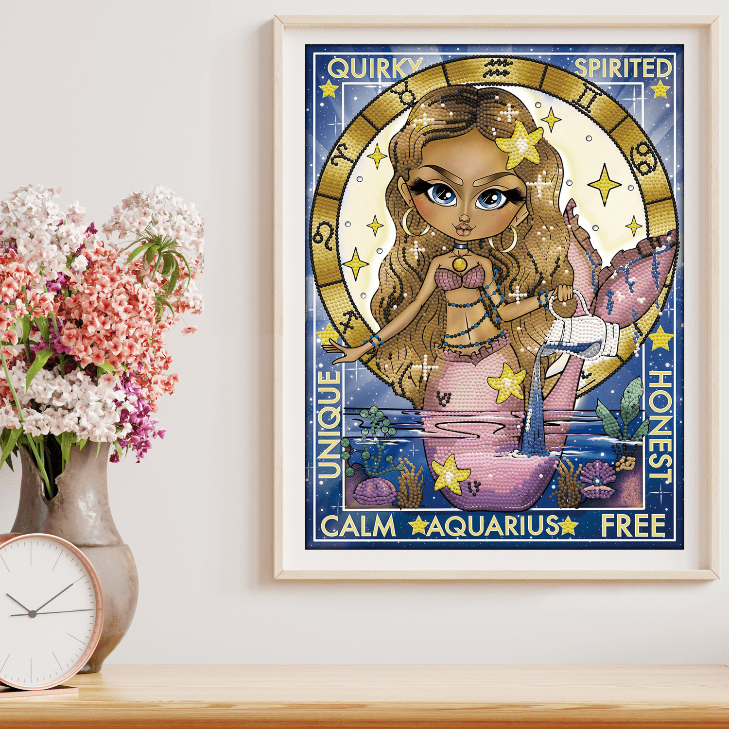 Diamond Dotz Aquarius Diamond Painting Kits for Adults - Diamond Art Kits a Relaxing Creative Craft Kit with Dotz Gems 15.8x11.8