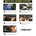 thumbnail image 3 of Carbon Fiber Center Console Wrap Sticker Armrest Cup Holder Panel Trim Interior, 3 of 24