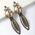 thumbnail image 3 of Giraffe Elegant Vintage Copper Crown Bookmarks - Set of 2 Stainless Steel Book Marks for Book Lovers and Readers, 3 of 5