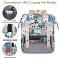 thumbnail image 3 of Mochila para portátil FALANKO para mujer de 15,6 pulgadas con puerto USB y RFID, 3 of 6