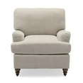 thumbnail image 6 of Clarendon Sea Oat Beige Polyester Fabric Upholstered Transitional Arm Chair, 6 of 11