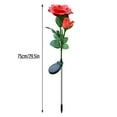 thumbnail image 3 of Solar Lights Outdoor Led Outdoor Garden Solar Rose Simulation Light (Double Headed) Solar Lights Outdoor Garden, 3 of 4