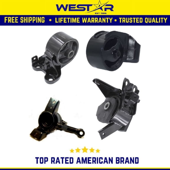 Engine Motor & Trans Mount Set Compatible for 2007-2009 KIA Spectra Spectra5 2.0 Auto Replaces 9313 9325 9337 9362