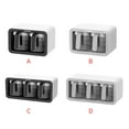 thumbnail image 2 of CNKOO Spice Organizer Wall Mounted Kitchen Seasoning Jar 400ml Plastic Sugar Salt Container, 2 of 9