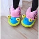 thumbnail image 3 of Bolsa de caracol pequeña rosa con zapatos de algodón, zapatillas de caracol para el hogar para padres e hijos, botas de algodón antideslizantes cálidas para estudiantes de interior, 3 of 3