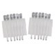 thumbnail image 1 of Pinzas para seccionar el cabello Sunnimix 10 piezas Blanco, 1 of 8