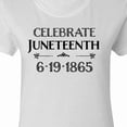 thumbnail image 4 of Inktastic Celebrate Juneteenth Women's T-Shirt, 4 of 5