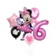 thumbnail image 3 of Juego de 7 globos de aluminio de Disney Minnie, globos de Mickey Mouse, decoración para fiestas de cumpleaños, baby shower, juguetes para niños, globos de aire, suministros, 3 of 5