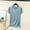 Light Blue, variant on Rvasteizo Blouses for Women Fashion Short Sleeve Round Neck Summer Solid Side Slit Casual Light Ladies Daily Relaxed Shirt Top