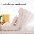 thumbnail image 4 of Foldable Floor Lazy Sofa with Pillow, Indoor Chaise Lounger with 5 Adjustable Positions, Adjustable Back Support, Video Gaming Chair for Home, Office, Reading, Watch,/Yellow a-One Size, 4 of 8