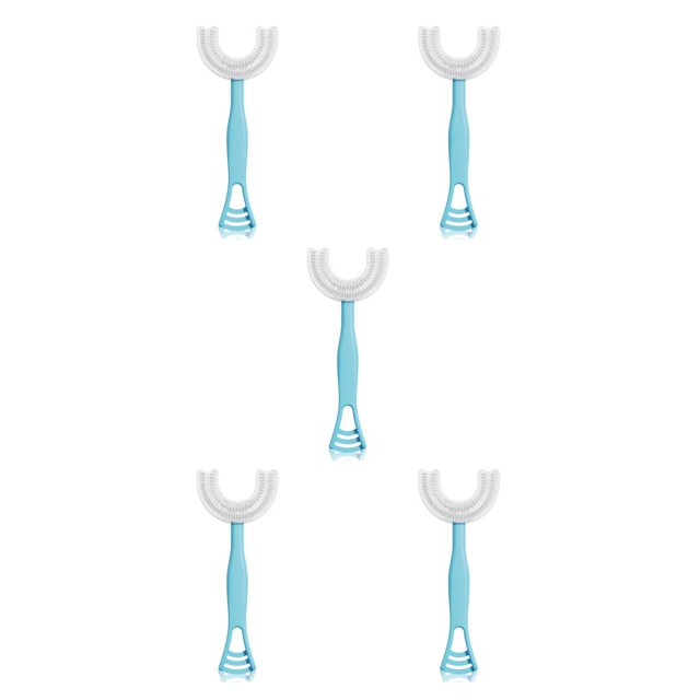 Toystoory Cepillo de para bebé ergonómico de doble cara de silicona de 360 grados, cepillo de Manual en forma de U, cuidado Type5 NO5 Toystoory CBP087834