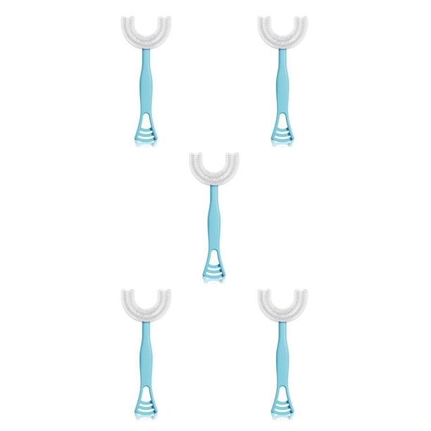 Naiovety Cepillo de para bebé ergonómico de doble cara de silicona de 360 grados, cepillo de Manual en forma de U, cuidado Type5 NO5 Naiovety CBP087834
