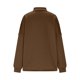 thumbnail image 5 of AUNVITO Women's Solid Color Lantern Sleeve Stand Collar Casual Button Front Jacket with Pockets Relaxed and Trendy Style, 5 of 9