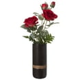 thumbnail image 5 of Decorative Modern Ceramic Cylinder Shape Table Vase Flower Holder with Rope, 5 of 9