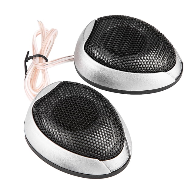Haut-parleur de Voiture Rond Collable 10W Mini Haut-Parleur Audio avec Colle, Léger, Installation Facile, Conduite Amusante, Usage Général