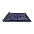 thumbnail image 2 of Ahgly Company Indoor Round Abstract Blue Modern Area Rugs, 5' Round, 2 of 4