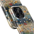 thumbnail image 5 of for iPhone 16 Pro Case Cute, Aesthetic Floral Embroidery Print Hobo Botanical Phone Case, Compatible with Magsafe, Trendy Retro Western Protective Slim Silicone Phone Cover for Women Girls, 5 of 6