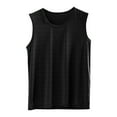thumbnail image 2 of Byworldtasic Men's Sleeveless Tank Muscle Tank for Men – Quick Dry, Wicking, Odor Resistant with Relaxed Fit Stripes Tops, 2 of 7