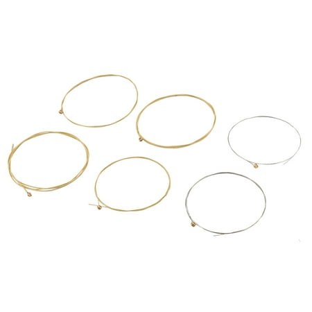 6 Pcs Steel Strings Replacement New for Beginner Acoustic