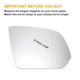 thumbnail image 3 of Reemplazo de vidrio del espejo retrovisor derecho calefaccionado de Unique Bargains para Mercedes VITO V CLASS W447 2016-2019, 3 of 6