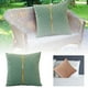 thumbnail image 2 of Lujosa funda de cojín de terciopelo de 45 x 45 cm con detalles dorados para sofá cama y salón, 2 of 4