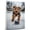 Airedale Terrier, variant on Rat Terrier Dog Playing Ice Hockey Stretched Canvas Size 8x12 – Sports Dog, Perfect for Animal Lovers, Rat Terrier Dog Canvas, Ice Hockey Canvas Size Wall Art