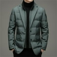 thumbnail image 2 of Puffer vest Windbreaker Men's Business Casual Windbreaker Down Jacket Windproof Winter Warm Thicken Men's Casual Down Jacket, 2 of 9