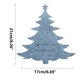thumbnail image 3 of Juego de vajilla para mesa Fiudx con adornos navideños para hotel Bolsa para cuchillos y tenedores con árbol de Navidad, 3 of 5