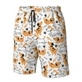 thumbnail image 5 of Naloa Cute Dog Men's Beach Shorts, Surfing shorts, Swim trunks, Quick Dry Swim Trunks for Surfing Beach Fun - XX-Large, 5 of 9