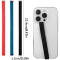 thumbnail image 2 of 3 Pcs Support de Sangle de Téléphone en Silicone Réutilisable Charge Sans Fil Compatible Détachable Universel pour Doigt pour Étui de Téléphone, 2 of 7
