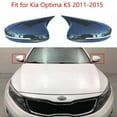 thumbnail image 1 of for Kia Optima K5 11-15 Carbon Fiber OX Horn Exterior Rear View Mirror Cover, 1 of 4
