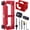Set B, variant on Hinge Grooving Fixture Kit With Adjustable Mortise Template For 2.5-Inch To 5-Inch Hinges, Includes 1/4-Inch And 5/8-Inch Radius Cutters And Right-Angle Tools.